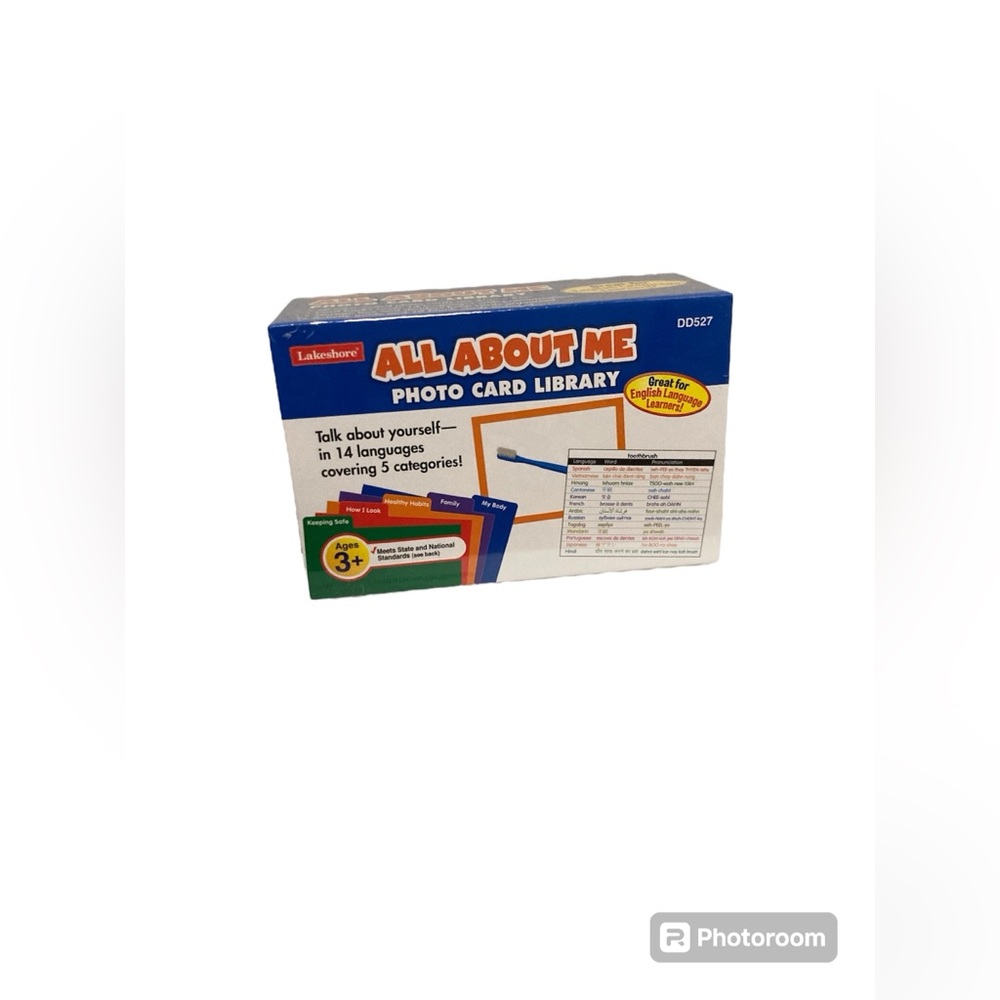 Lakeshore All About Me Vocabulary Development Photo Card Library